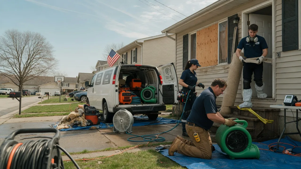 Water Damage Restoration in Bristol, WI near me